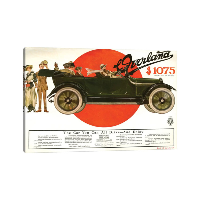 1915 Willys-Overland II Advert by The Advertising Archives - Wrapped Canvas Gallery-Wrapped Canvas Giclée