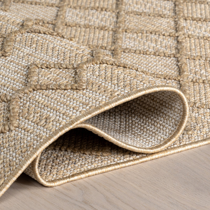 Malina Geometric Indoor/Outdoor Area Rug, Rectangle 4' x 6'