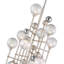 Majorette 12-Light Sputnik Modern Linear Chandelier