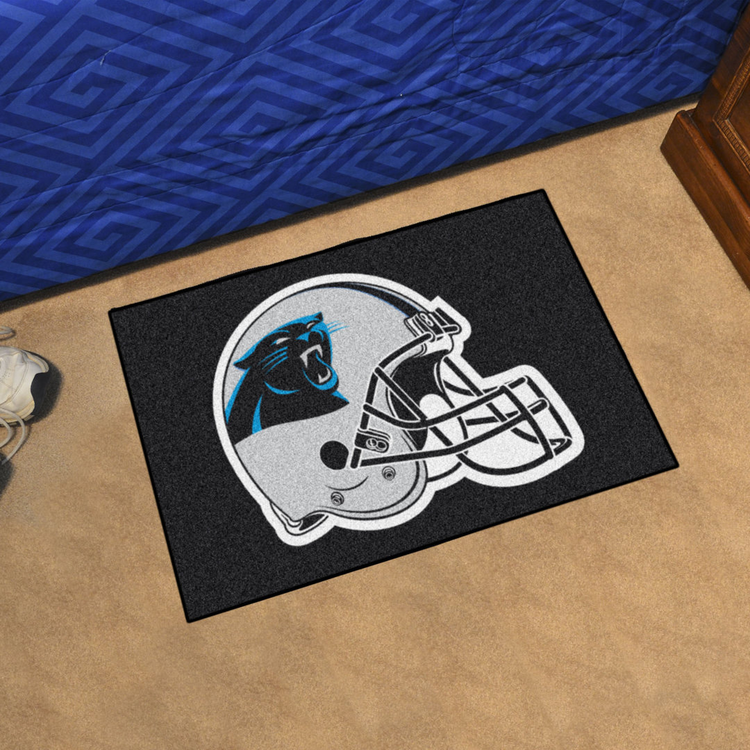 NFL Carolina Panthers Non-Slip Indoor Only Door Mat FANMATS Mat