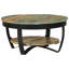 Pinehurst Solid Wood Cross Legs Coffee Table with Storage
