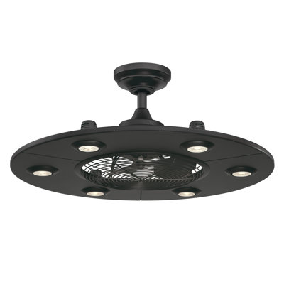 Clairene 12'' Ceiling Fan with LED Lights