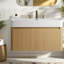 Wall Mounted Single Double With Solid Surface Top-561191039