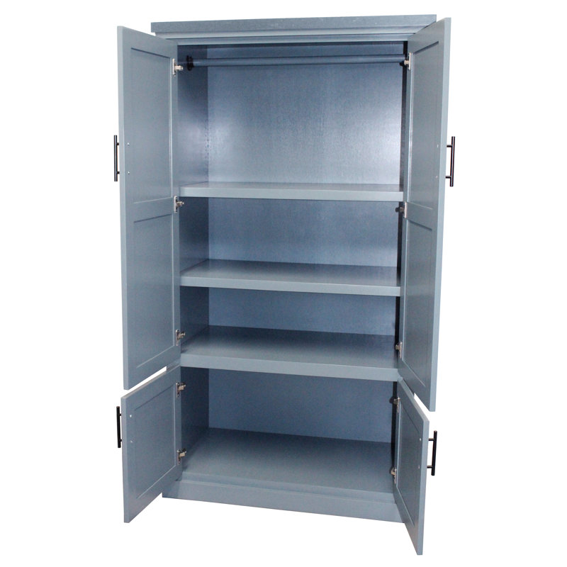 Armoire Jayliz, Bleu foncé