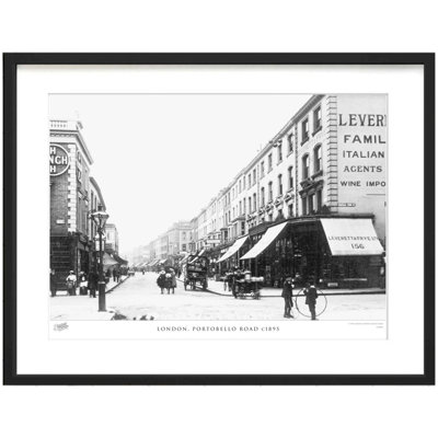 London, Portobello Road C1895 by Francis Frith - Single Picture Frame Print