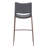 Upholstered Counter Stool with Metal Frame-1678078050