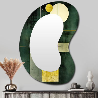 Miroir mural géométrique
