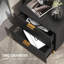 Table de chevet, table de chevet, table de bout avec 2 tiroirs-2102229506