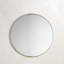 Baker Round Metal Wall Mirror