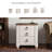 Aidsa Drawer Nightstand in Whitewash