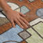 Tapis géométrique de qualité supérieure lavable à la machine Prisco-1201517046-1201517051