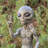 Ensemble de statue 2 pièces Old Alien Outer Space Alien Dude and Babe