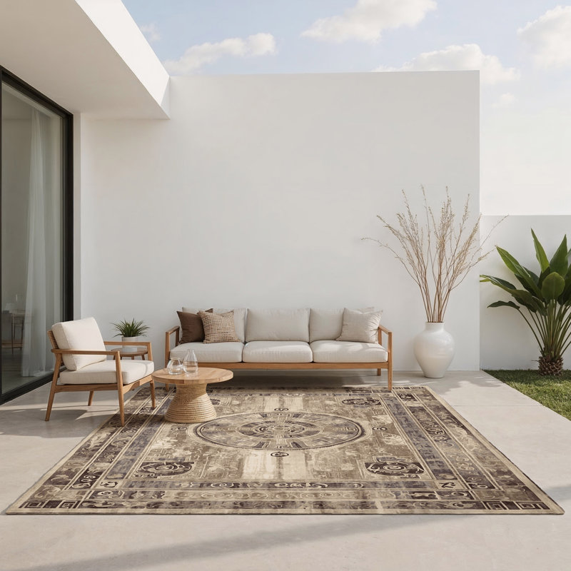 Cretan Harmony Indoor And Outdoor Area Rug