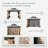 Solid Wood Post Patio Gazebo with Metal Frame-87350707