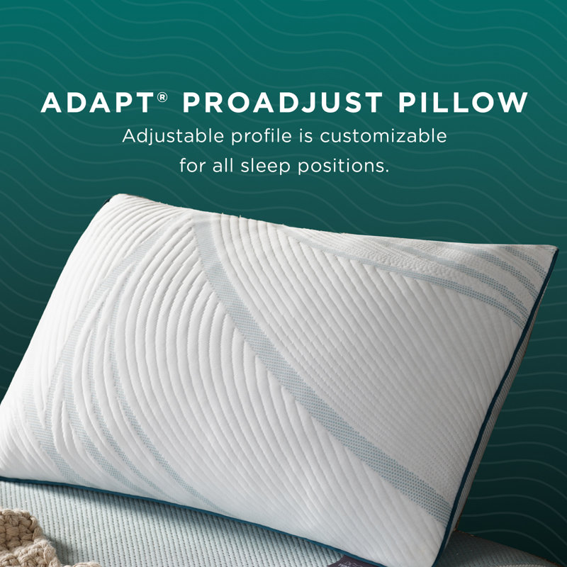 Adapt® ProAdjust Memory Foam Medium Pillow, King