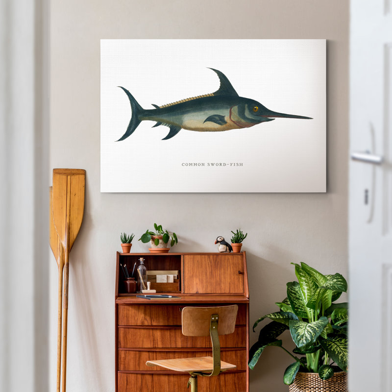" Common Sword-Fish ", 27" H x 18" W x 1" D