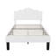 Ensemble de 2 lits simples tapissier à tête de lit ajustable-101084988