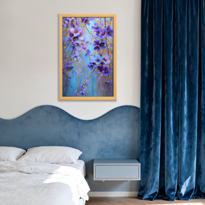Plantes et fleurs sur fond avec accents