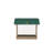 Birds Choice 10" Medium Recycled Plastic Hanging or Mounted Hopper 2-Sided Bird Feeder, Taupe/Green-78617446-14033272