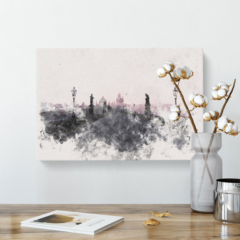 Charles Bridge In Prague - Wrapped Canvas, 40cm H x 60cm W x 3cm D