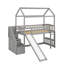 Lit mezzanine simple avec glissade-328608819