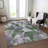 Machine Washable Indoor/Outdoor Xhevrie Emerald Rug-1189116071
