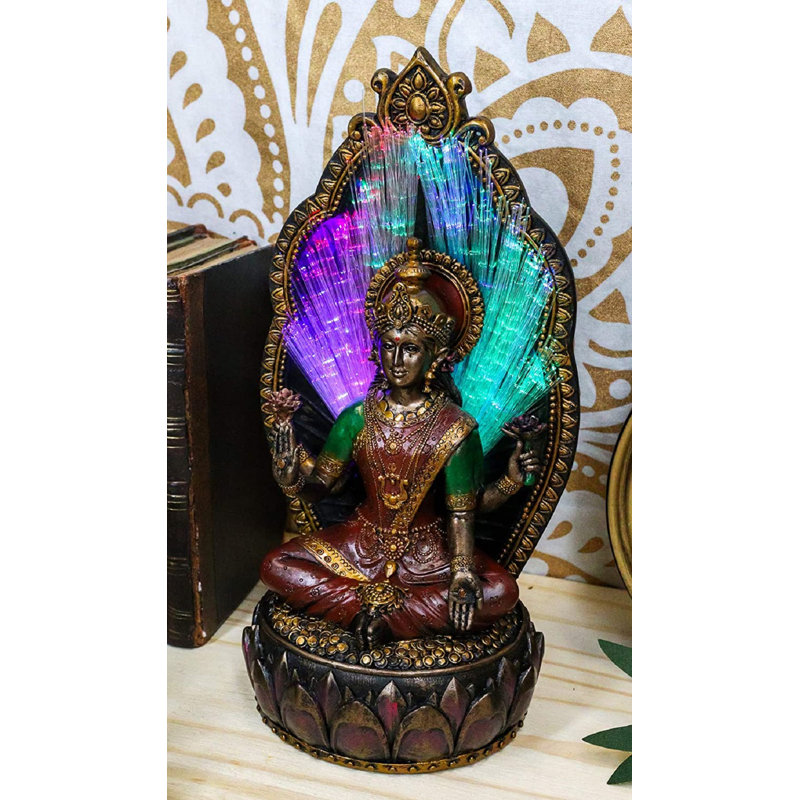 Figurine trône fleur de lotus