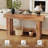 63" Farmhouse Console Table, Narrow Rectangular Sofa Table for Entryway, Hallway & Living Room-1201587058