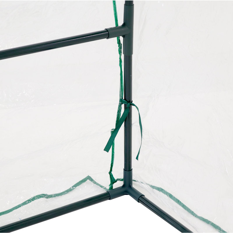 Outdoor Portable Mini Greenhouse with Clear Cover - 4' x 2', 36" H x 50" W x 27" D