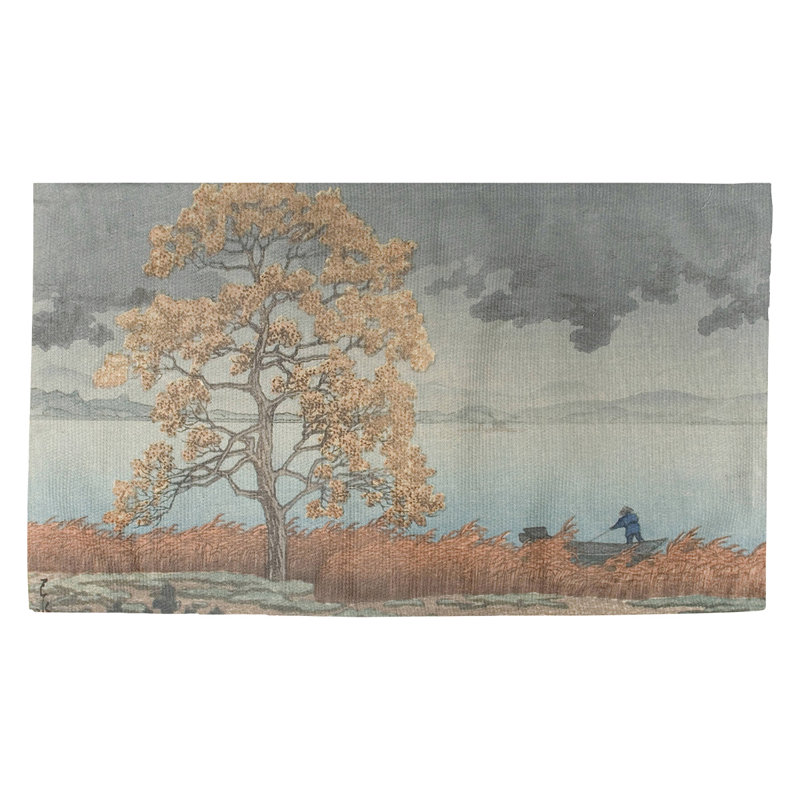 Tapis de pluie sur surface blanche shore Magallanes, Rectangulaire 3 pi 3 po x 5 pi 3 po