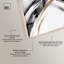 Décoration murale Midas Arc Waves Shadowbox par Art Remedy, cadre blond, 37 x 55-536556463-536556433