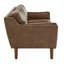 Canapé en cuir brun clair Hewett Hewett