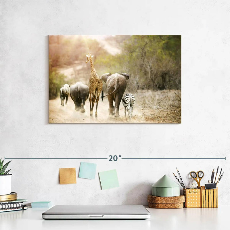 Safari Brampt Friends, 8" H x 12" W