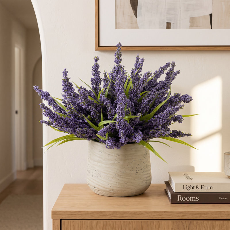 Ferdinand Heather Arrangement in Pot, Lavender