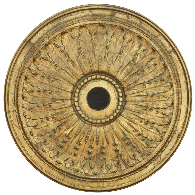 Médaillon de plafond classique à lustre à la petite-cochettes