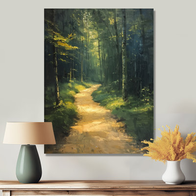 Path In Whispering Woods In The Summer II - Forest Wall Decor
