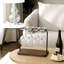 Metal Tabletop Wine Glass Rack In Brown