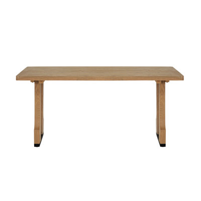63" Rectangular Ash Dining Table, Compact Design To Accommodate 4 - 6, Waterproof And Easy Maintain , Charm For Rooms Size Seating Standard , Style Kitchens