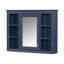 Meuble-lavabo 36 po avec armoire à pharmacie, armoire de rangement moderne avec 2 portes à fermeture douce et 4 tiroirs, meuble-lavabo simple-164513462