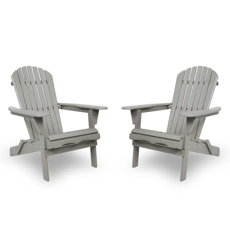 Wood Lounge Patio Chair For Garden Outdoor Wooden Folding Embossed Adirondack Chair Set Of 2 Solid Cedar Wood Lounge Patio Chair With Wood Grain