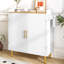 Armoire à café 35 po avec porte-bouteilles et tiroir de rangement-426190309