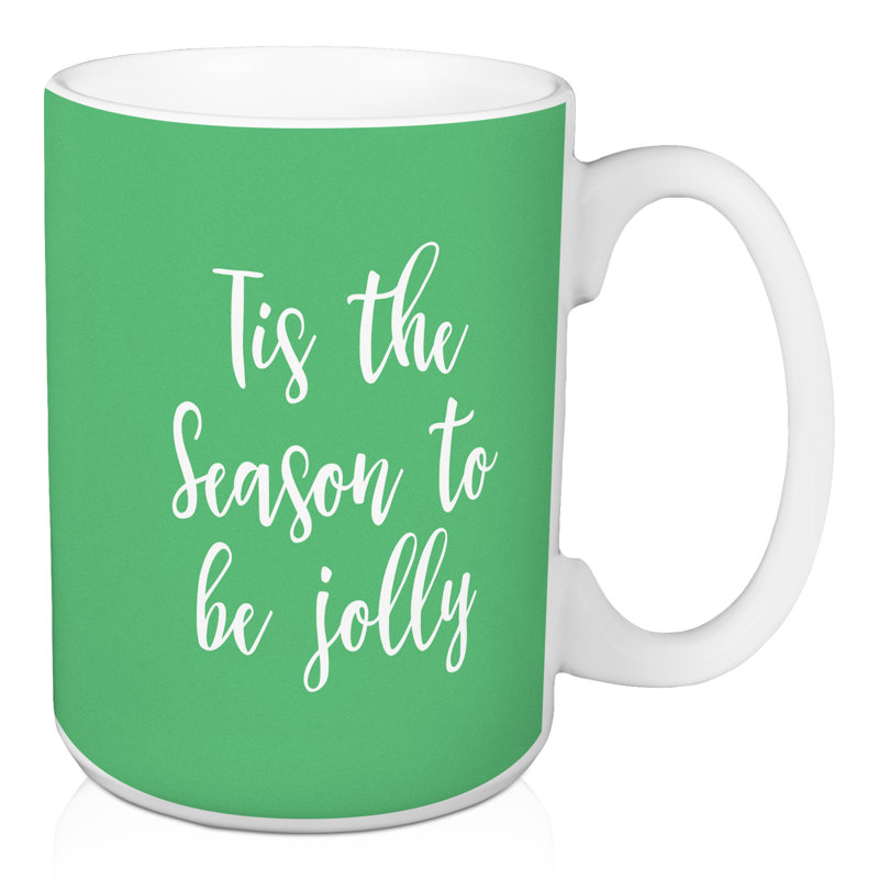 Grande tasse à café jolly the saison to be Hackworth, Vert clair