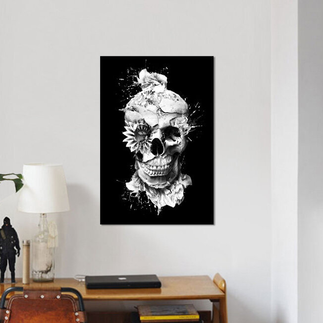 «Skeleton», impression sur toile, H 40 po x l 26 po x P 1,5 po, Toile tendue, Pas de tapis