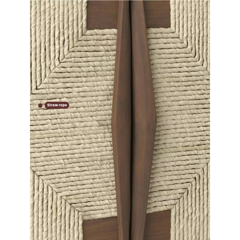 Armoire d'appoint moderne en bois massif