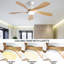 Ventilateur de plafond à DEL moderne de 52 pouces avec lumière à intensité variable et télécommande-1663726180-1663726178