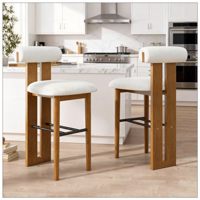 Tabouret de bar rembourré Renee