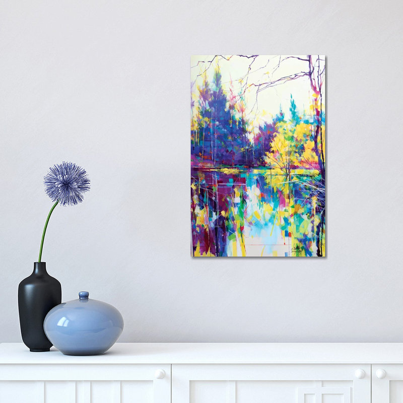 Looking Across To Meadowcliff by Doug Eaton - Painting on Canvas, Wrapped Canvas, 66.04 cm H x 45.72 cm W x 3.175 cm D