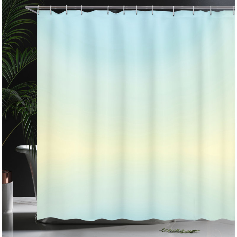 Ensemble de rideau de douche + crochets, H 70 po x l 69 po