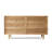 Modern Rattan Woven Solid Wood Accent Chest