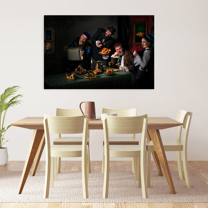 Impression d'art Baroque Winter Feast, 32" H x 48" W